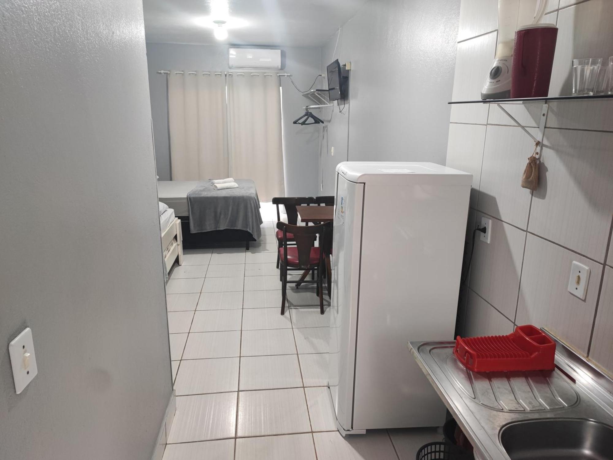 Estudios Individual Na Meia Praia Ar, Wifi, Vaga, Cozinha, Tv Smart - 6 X No Cartao Sem Juros Itapema Exterior foto